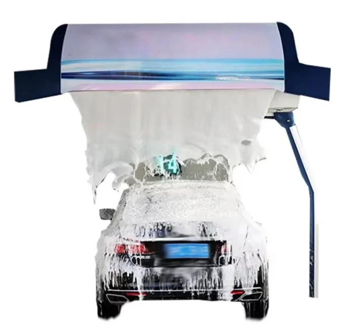 360° Touch-Free Car Wash Machine Single Arm Multi-Functional Automatic Cleaner for Car Care Businesses