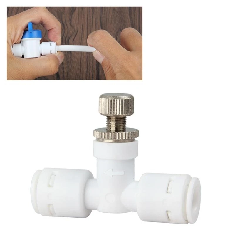 A2UD 1/4 "การไหลของน้ำในท่อปรับสำหรับอุปกรณ์เสริมท่อวาล์วอุปกรณ์ซ่อมแซมอุปกรณ์เสริมอุปกรณ์เสริมอุปกรณ์เสริม purifi