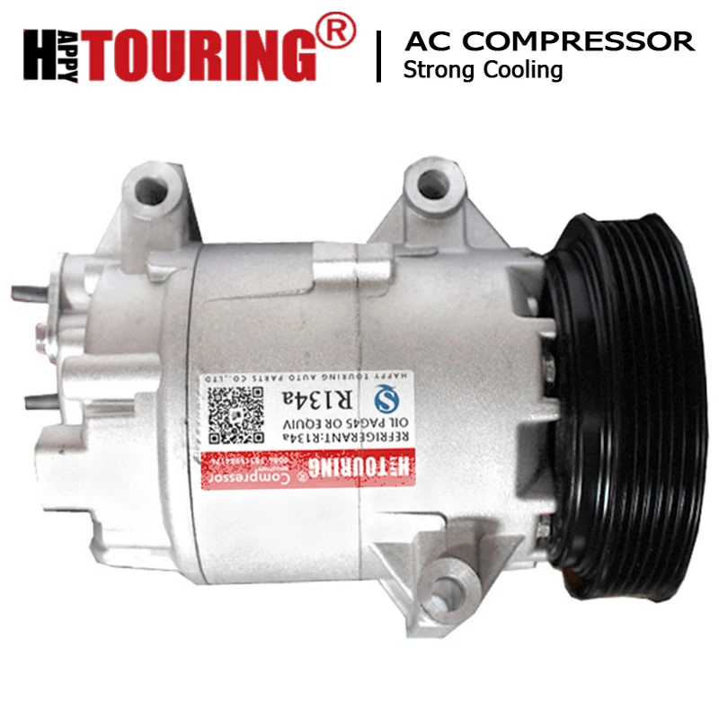 

Air Conditioning Ac Compressor for RENAULT MEGANE SCENIC II 8200316164 8200050141 01139026 8200660110 8200600110 7711135105