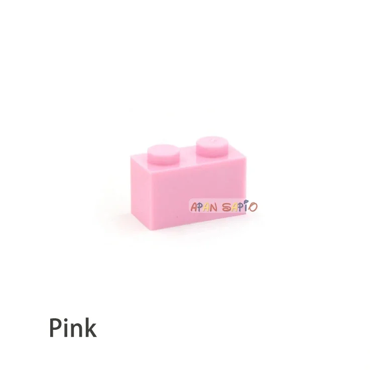 500 stücke 1x2 Punkte DIY Bausteine Dicke Zahlen Bricks Pädagogisches Kreatives Kunststoff Spielzeug für Kinder Kompatibel mit 3004