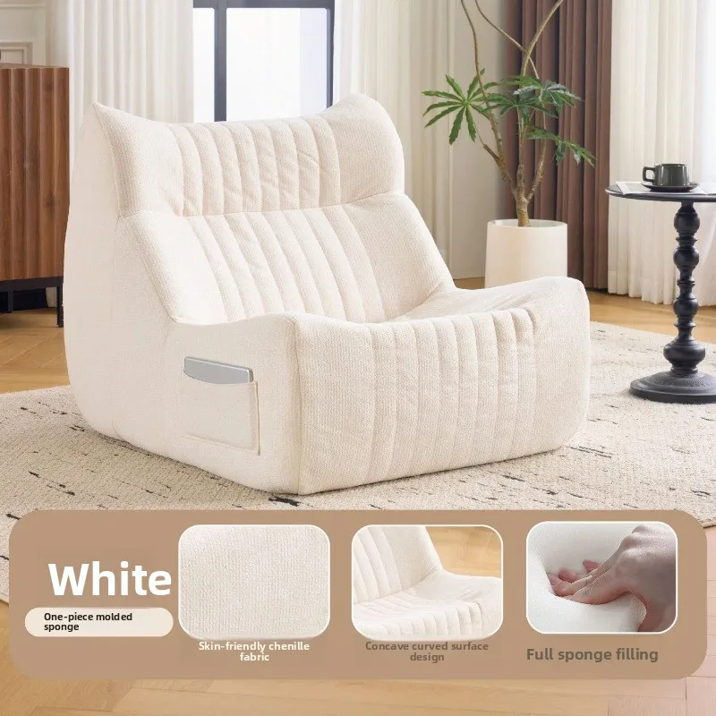 Sofa single sleepable, lying down and decompressing small sofa, household bedroom balcony rental small apartment single sofa