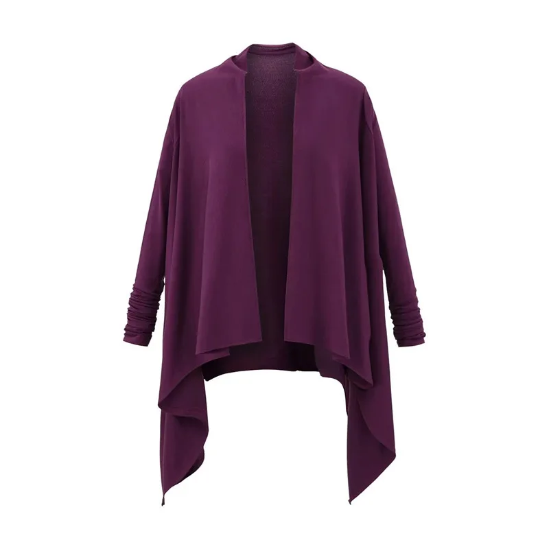 

Женский летний легкий солнцезащитный кардиган с шалью и длинными рукавами, дышащий топ с кондиционером, нестандартный дизайн