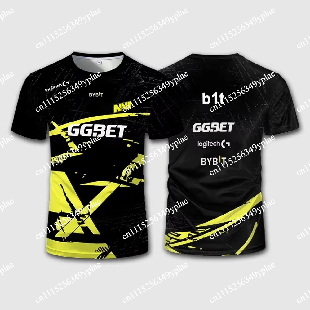 NAVI 2023 CS:GO Jersey for Men Women, s1mple Gamer Graphic Tee, Oversized E-Sports Top Gamer Streetwear Athletic Tee