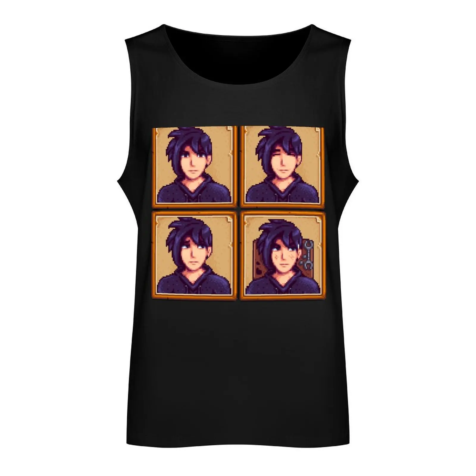 Stardew Valley - Sebastian Tank Top gym clothing men sleeveless shirt man