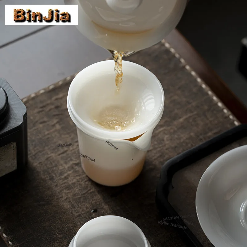 Icy Jade Porcelain Tea Separator Infusor Creative Tea Strainer Dispenser Tea Maker Tea Filter Teaware Accessories Collection