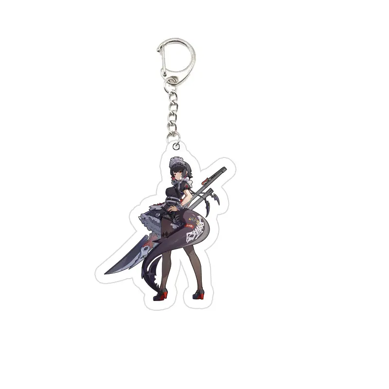 Zenless Zone Zero Grace Anton Nicole Acrylic Keychain for Accessories Bag Game Zenless Zone Zero Cute Pendant Key Chain Ring