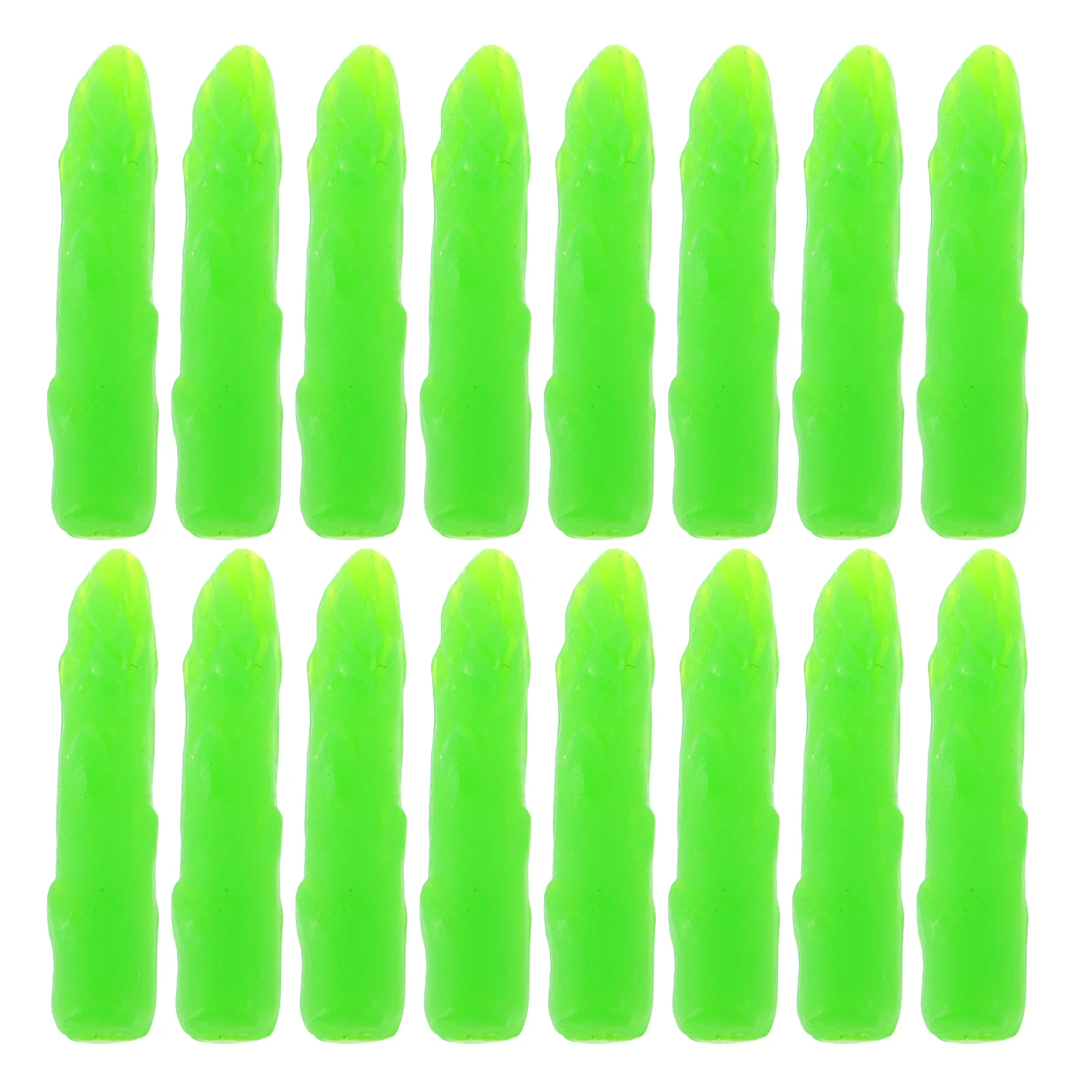 50 Pcs Mini Asparagus Props Artificial Food Simulated Vegetables Plant Plastic Fake