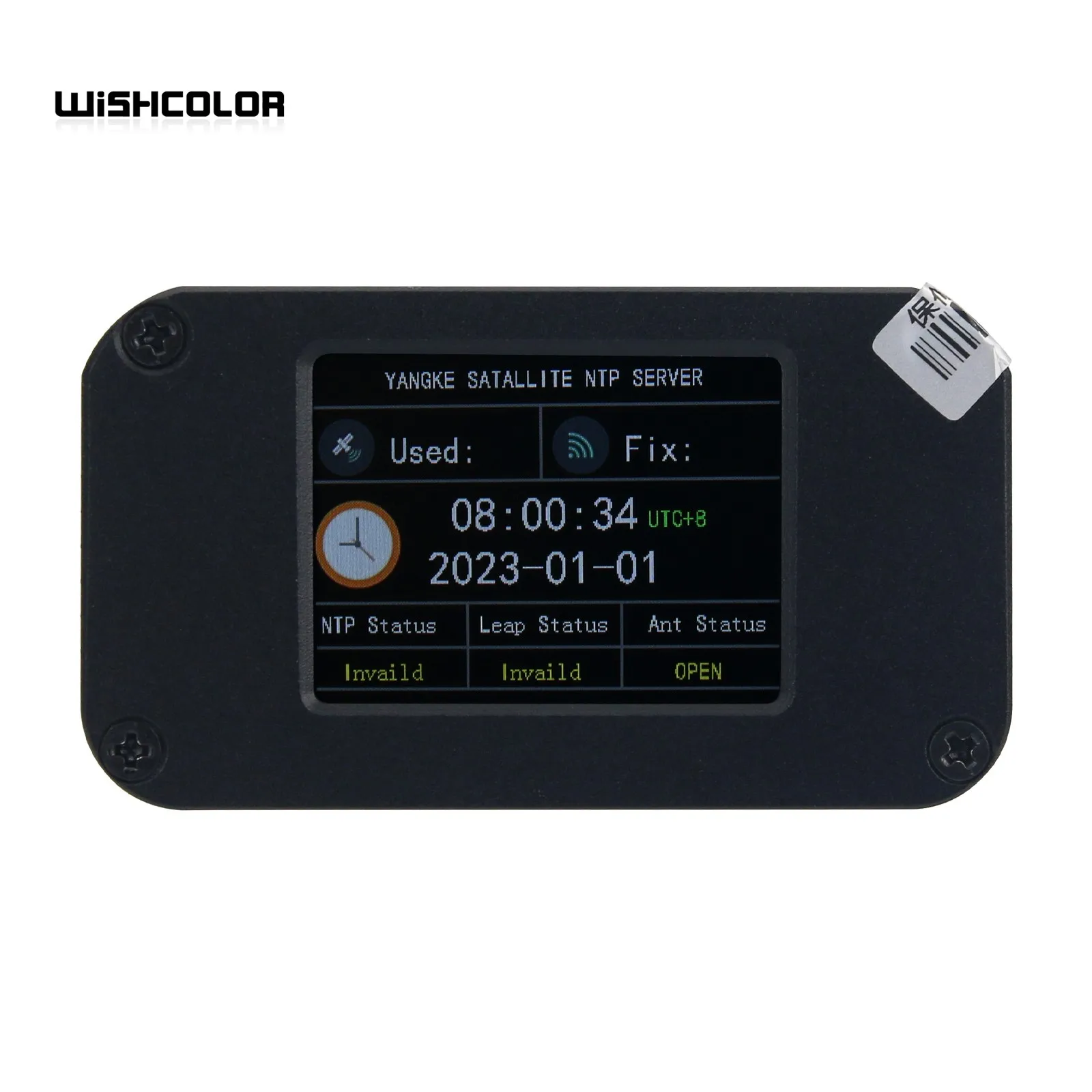 

Hamgeek YK-1000H NTP Server Network Portable Time Server with 1 Network Port (10m Antenna) for GPS Beidou