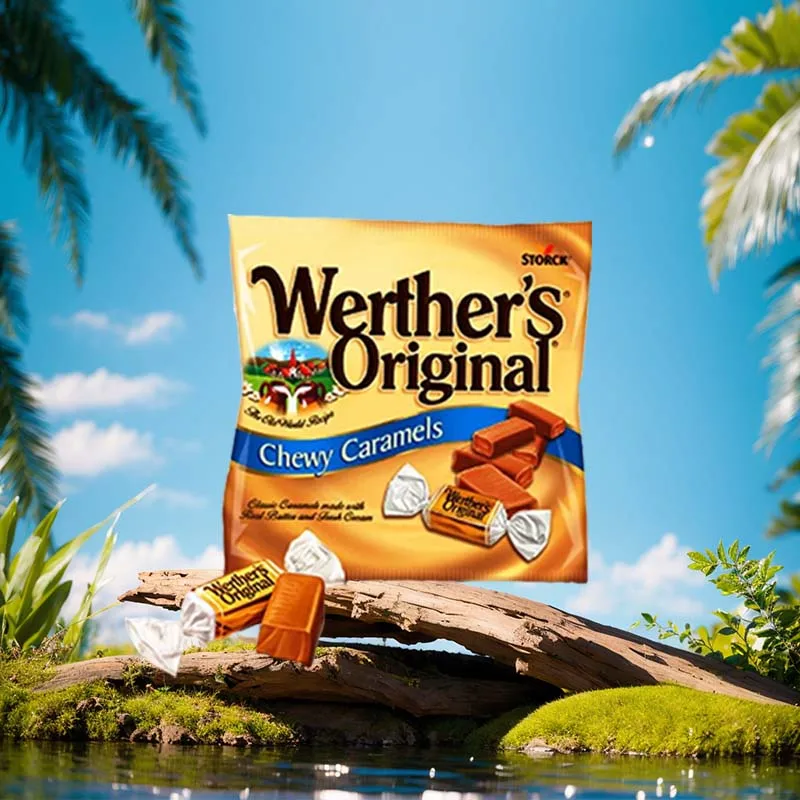 Caramelos masticables originales Werthers de 2,4 oz (68 g) * 2 paquetes