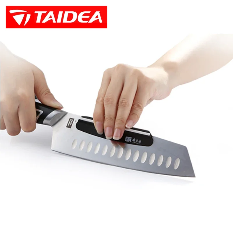 GRINDER Kitchen professional Knife Sharpener Water Oil stones Angel guide Ceramic Knife Sharpening Machine Whetstone TAIDEA