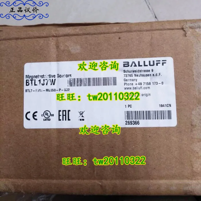 [Physical Photo] BTL7-E501-M0650-P-S32 BALLUFF Displacement Sensor