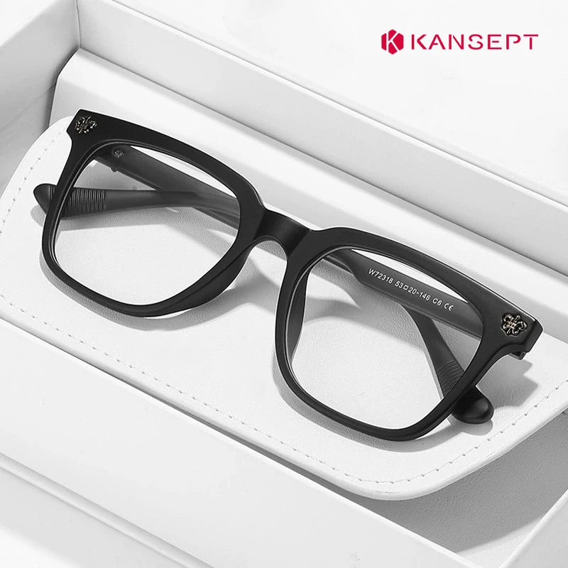 KANSEPT Glasses for Men Reading Frame for Women Designer Eyewear Blue Light Lenses to Read Eyeglass Frames Men\'s Eyeglasses Lens