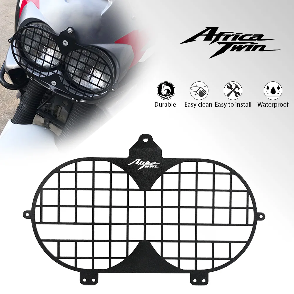 

Motorcycle Headlight Head light Grill Guard Cover Protector For Honda XRV750 Africa Twin 1997-2002 XRV 750 2001 2000 1999 1998