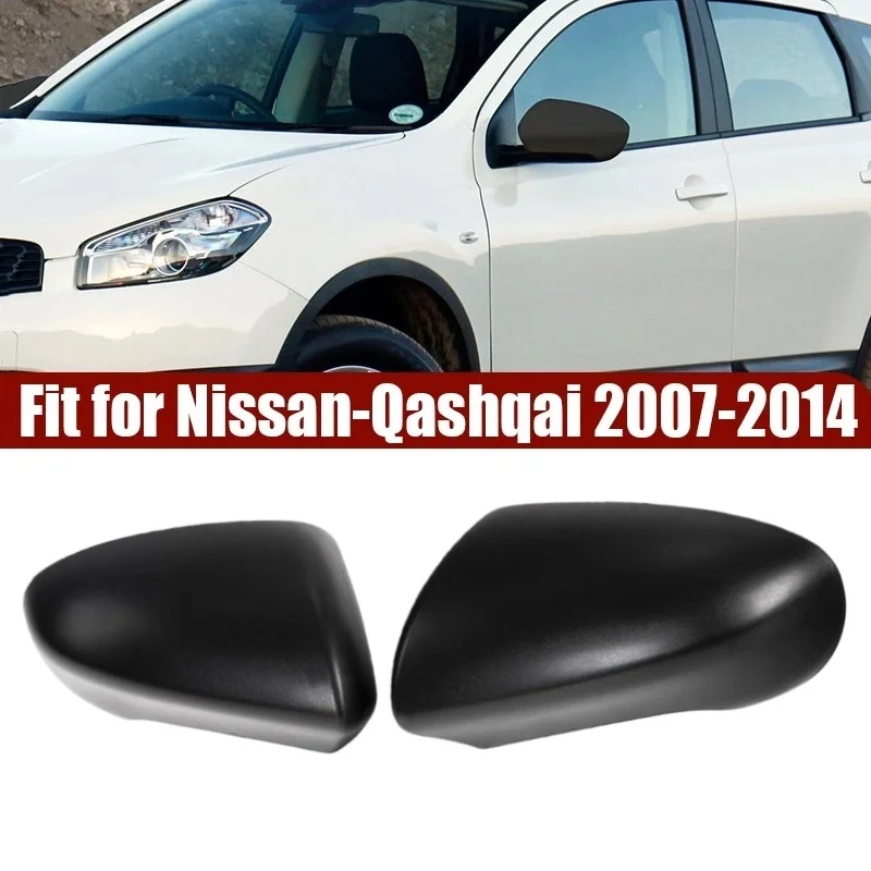 

For 2007-2014 Nissan Qashqai Rearview Side Mirror Cover Wing Cap Exterior Door Rear View Trim Car Decoration Accessories