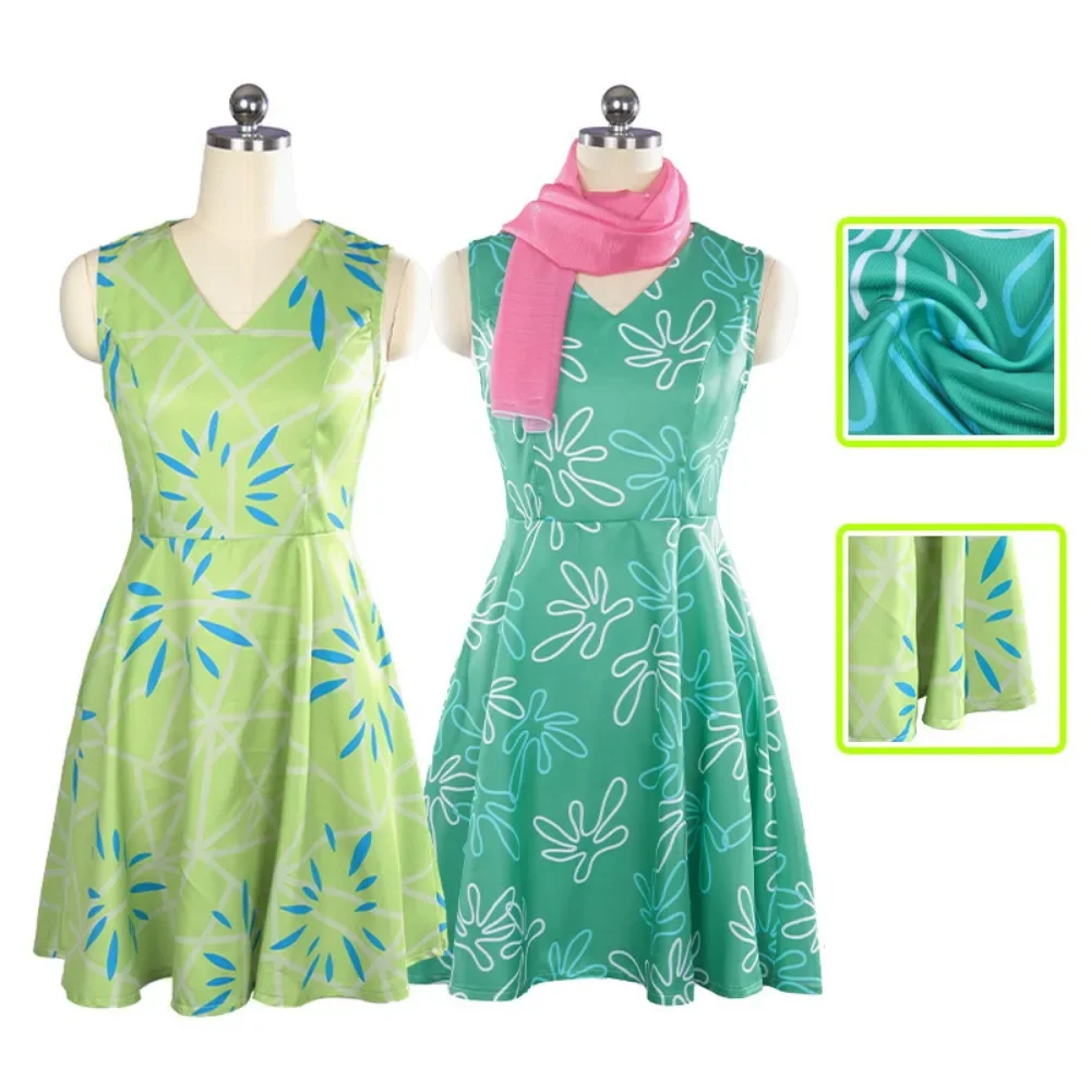 أنيمي فيلم داخل الفرح الحسد تأثيري حلي الحزن القلق الاشمئزاز فستان للكبار هالوين كرنفال ملابس للحفلات لعب الأدوار