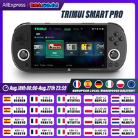 Trimui Smart Pro Handheld Game Console 4.96'' IPS Screen Linux System Joystick RGB Lighting Trimui Retro Video Game Console Gift