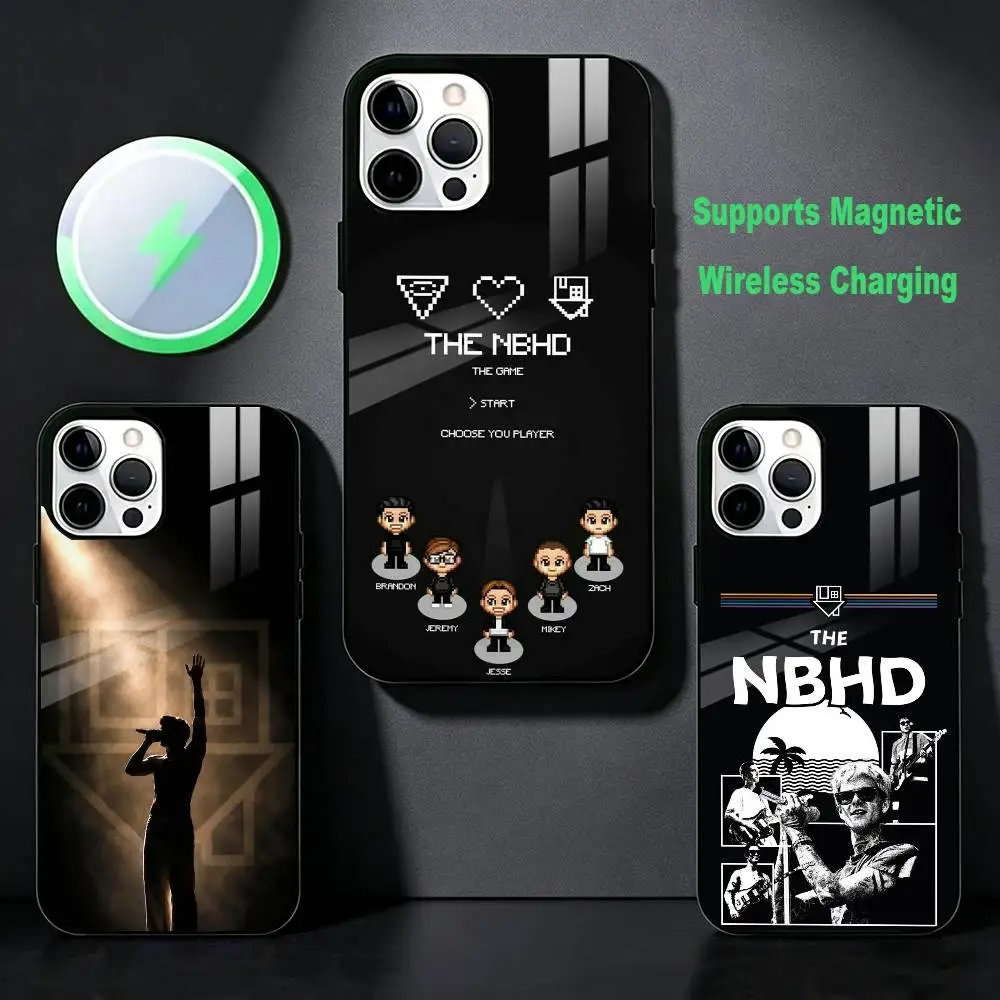 The N-Neighbourhood Band NBHD Phone Case For iPhone 17 16 15 14 13 12  Pro Max Plus for Magsafe Mirror Wireless Magnetic Cover