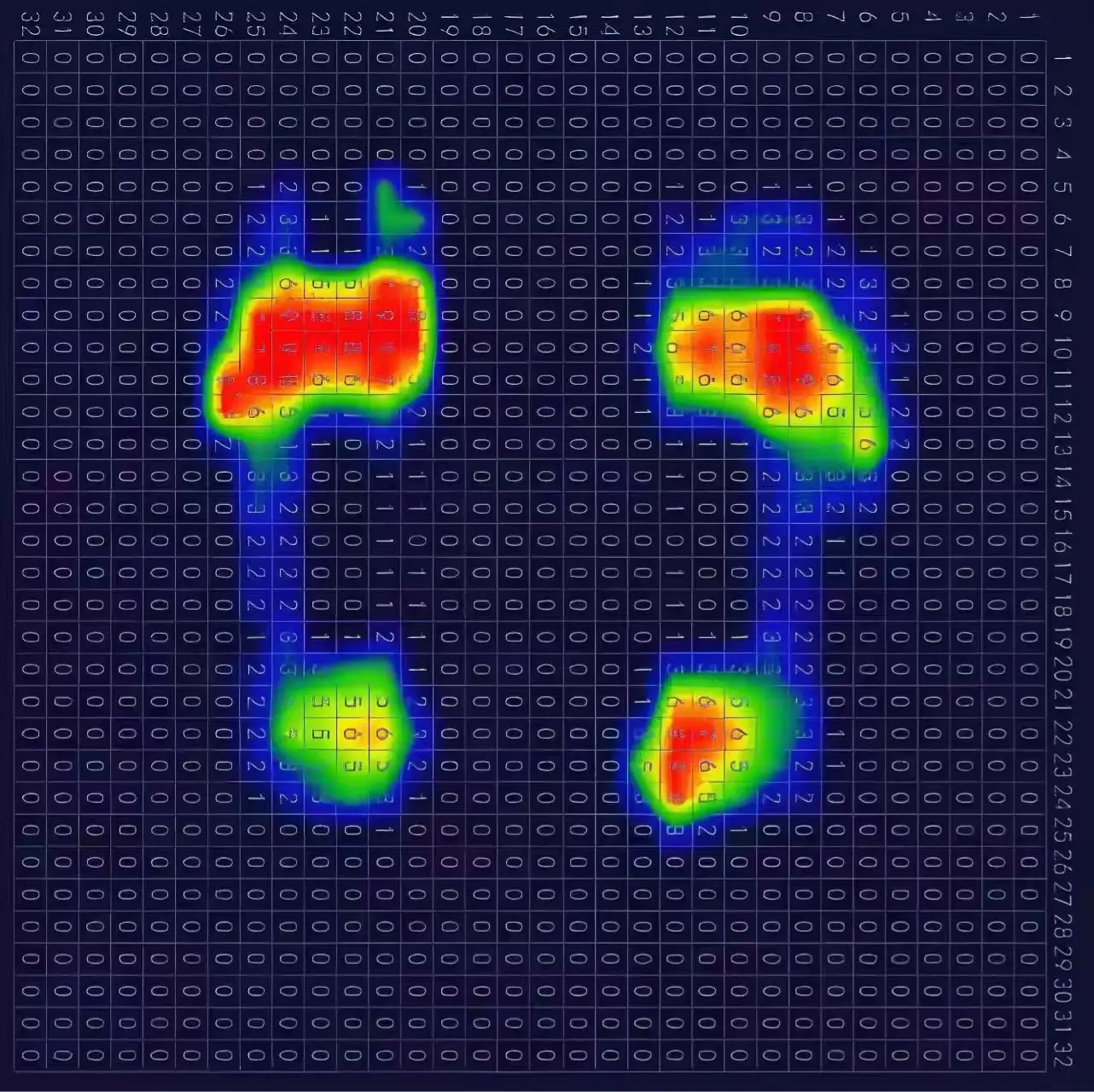 FSR Type Sensor Trigger 10g Force Foot Pressure Distribution Film Multi-Area Matrix Array Insole OEM Pressure Sensors