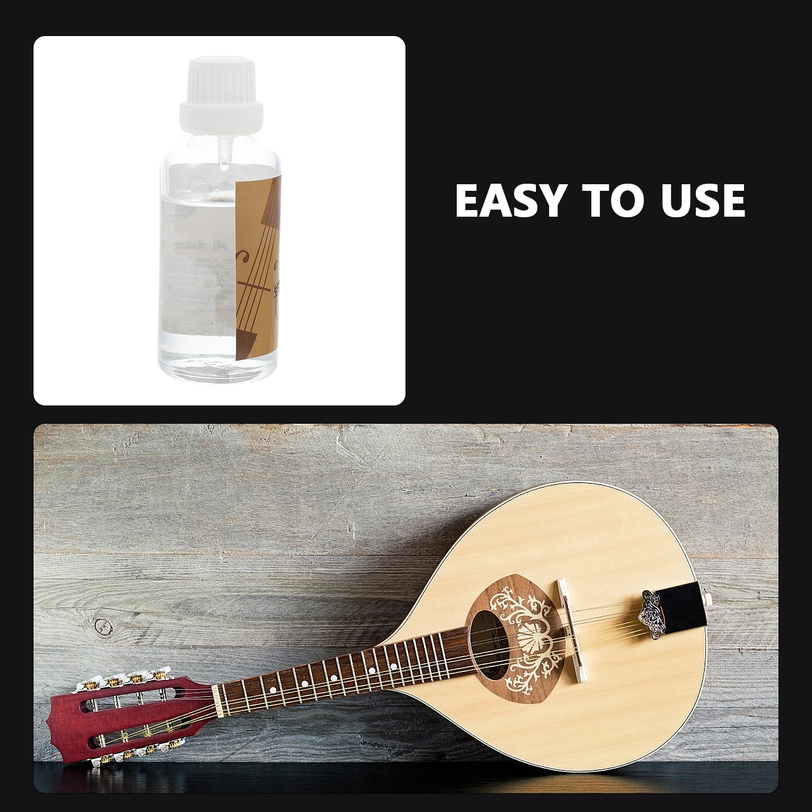 

Portable 100ml Colophony Cleaner Oil for String Instrument Supplies Rosin Cleaning No Residue Harmless to Violin Multi Use Clean