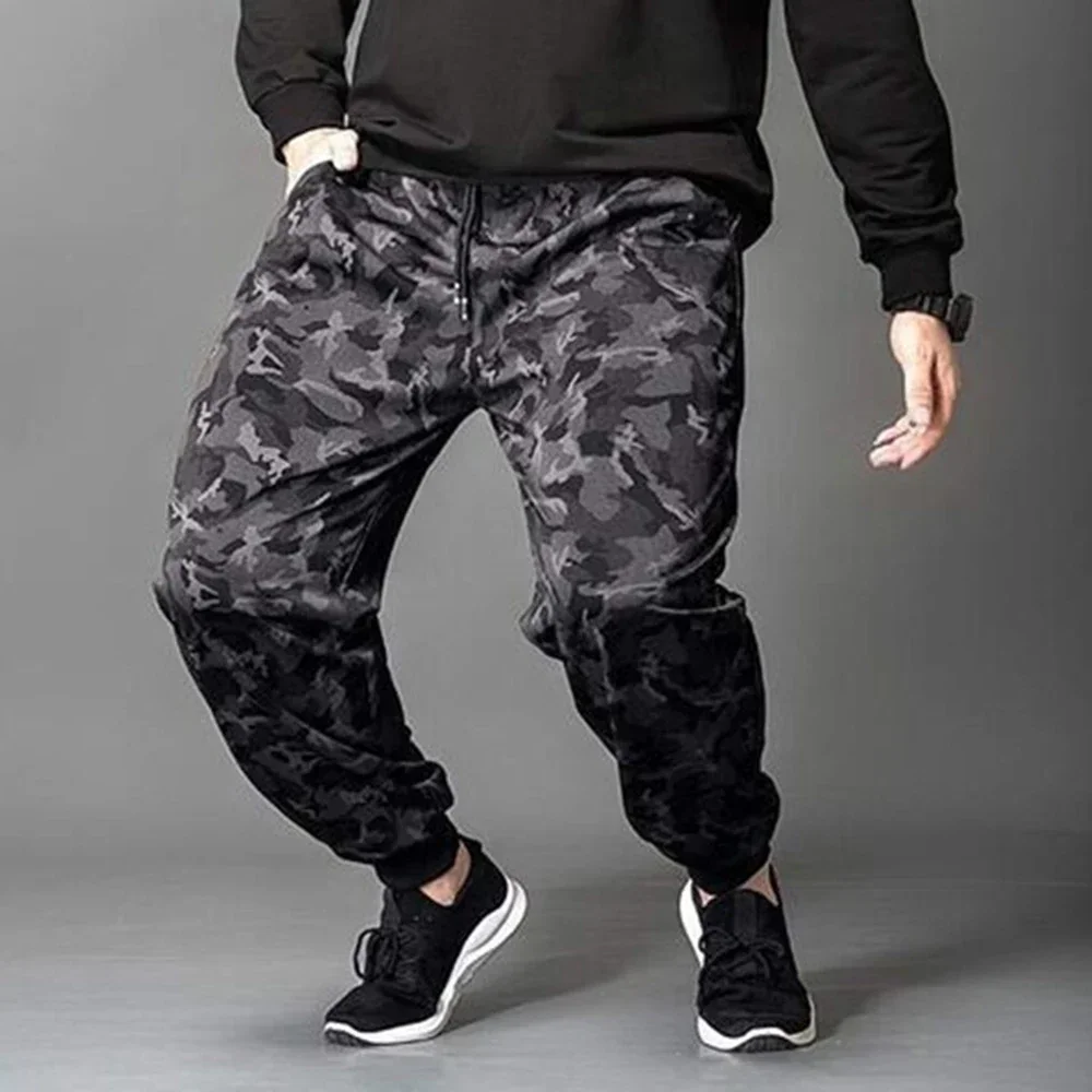 Pantalones largos deportivos informales sin costuras para Hombre, pantalones transpirables ajustados para gimnasio, pantalones de chándal de camuflaje para correr, pantalones de chándal para gimnasio, ropa para Hombre