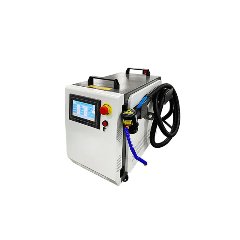 Small pulse laser cleaning machine 200W portable welding bead shoe mold precision mold industrial grade laser rust removal machi