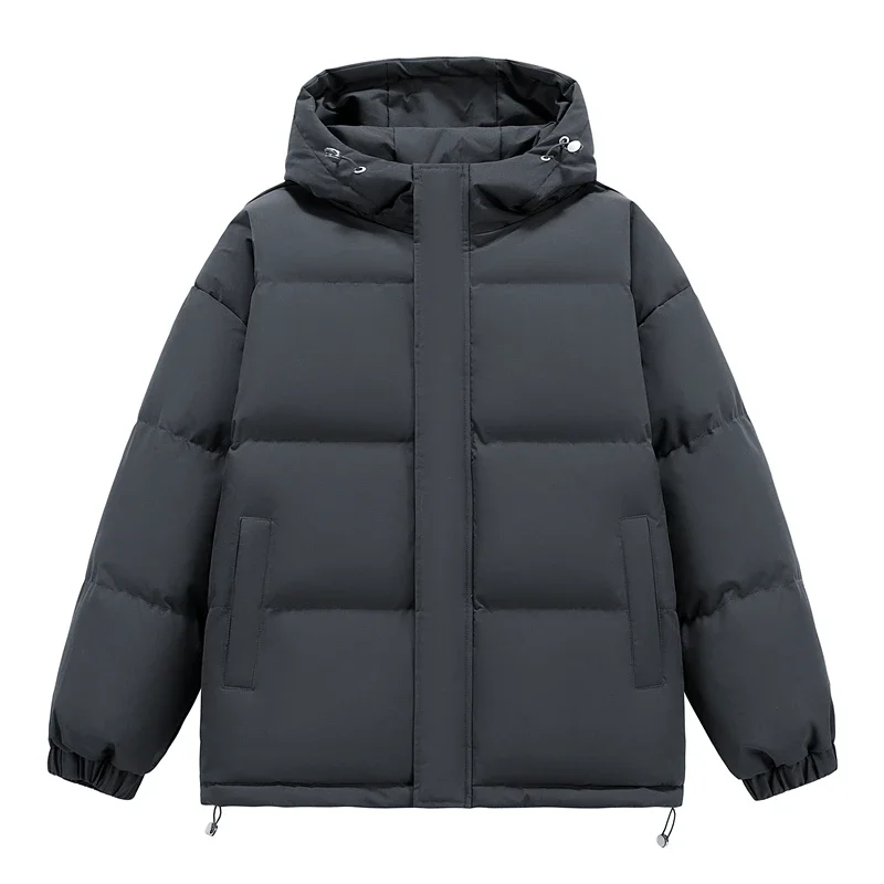 Men's Puffer Jacket Men's Coat Harajuku Hip Hop Hooded Coat Men Women Winter Parka Colorful Oversize Parka Korean Winter Jacket