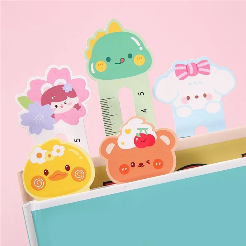 Segnalibri a tema animale per bambini da 50 pezzi: ausili/roller per la lettura carini, durevoli e pratici, durevoli, facili da installare, facili da usare