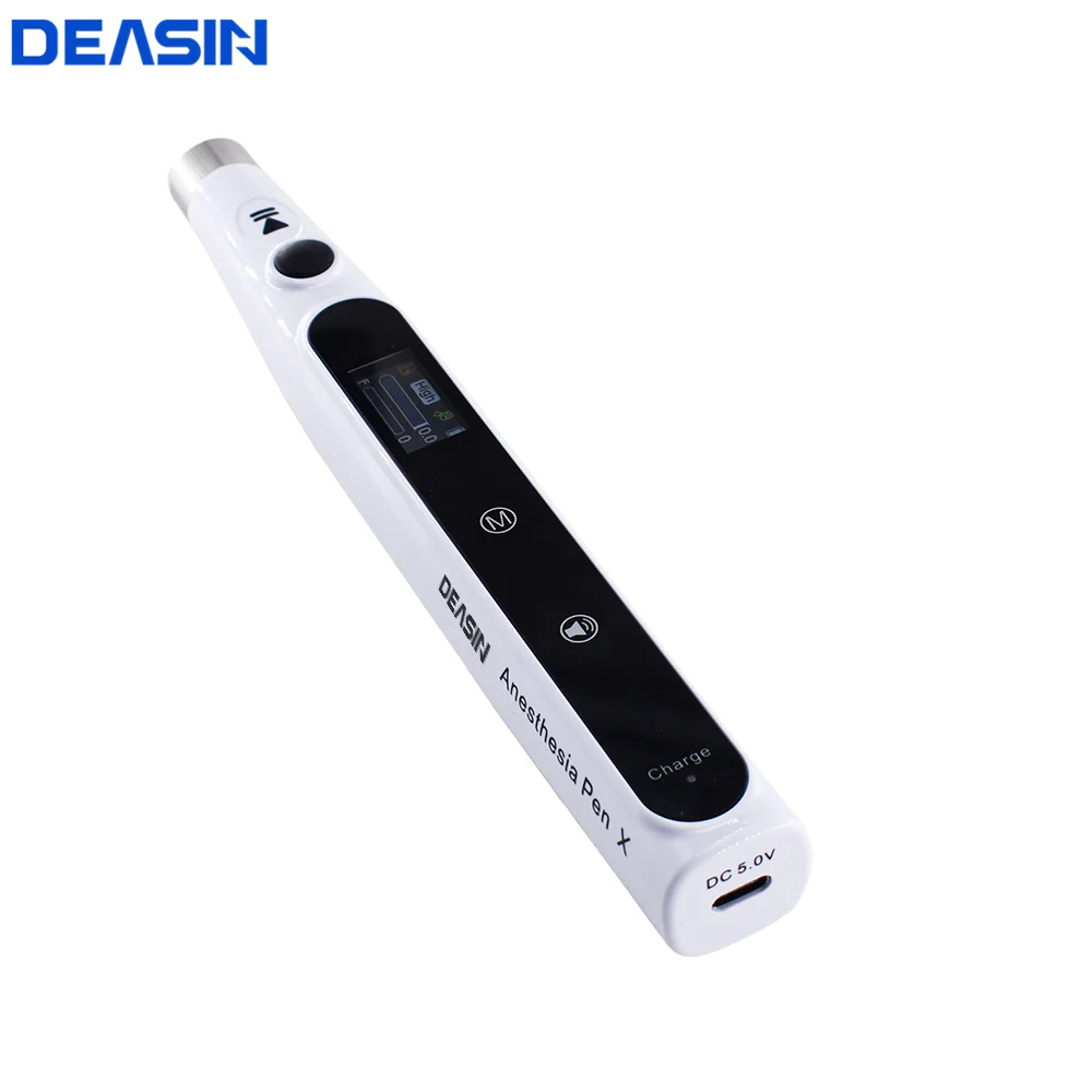 Dental Anesthesia Injector Pen Portable Painless Wireless Local Anesthesia Syringe Vet Anesthesia with Operatable LCD Display