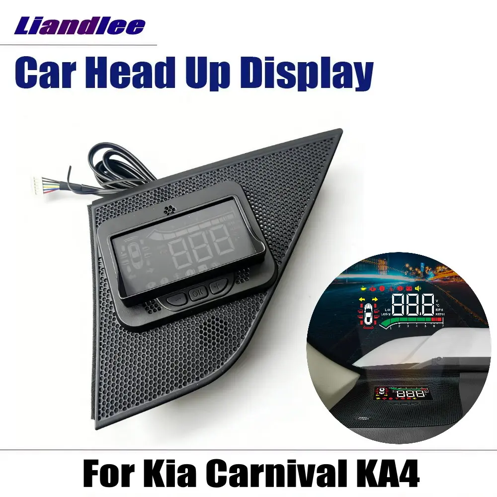 Car Head Up Display HUD For Kia Carnival (KA4) 2020-2025 Accessories Electronic Auto LED Screen Reflecting Windshield Projector