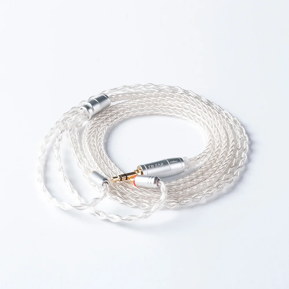 KBEAR 8-Core Silver Replacement Earphone Cable