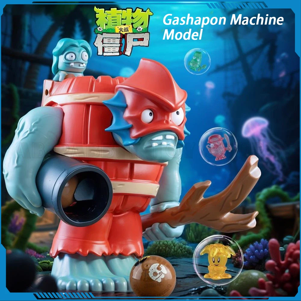 

Plants vs Zombies Gashapon Machine Toy Giant Zombie Anime Figure Creative Interactive Figures Collection Ornament Halloween Gift
