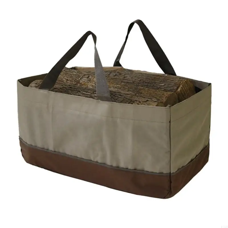 

Large Capacity Firewoods Storage Bag Firewoods Carriers Holder Organizers Bag Fireplaces Accessorys
