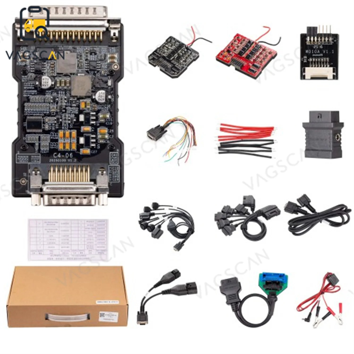 for OBDSTAR RH850/V850 Adapter Kit Full Set with MQB Collector ECM001 TCM030 TCM-Kit