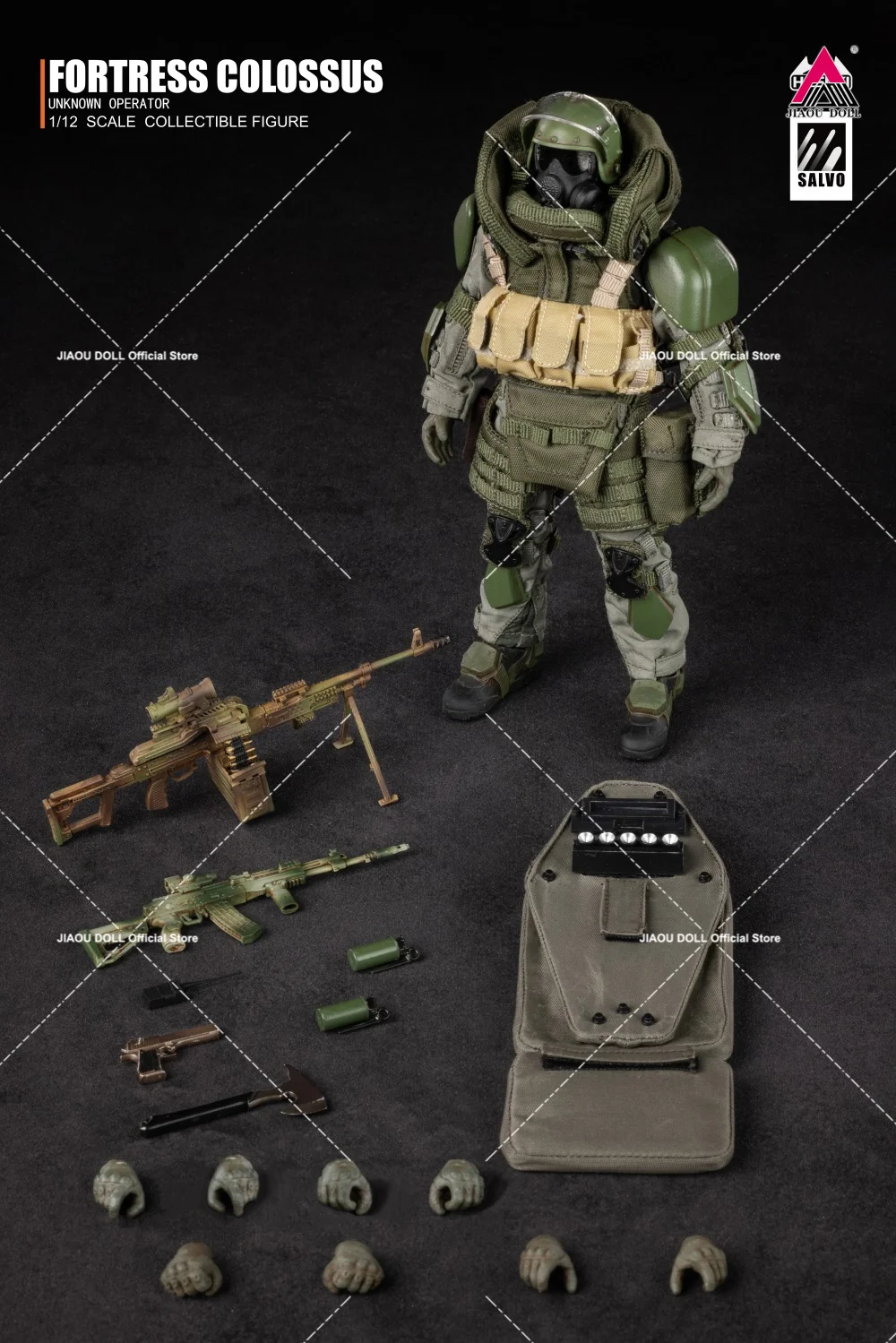 HASUKI SA02 1/12 escala Black Ops soldado de combate a prueba de balas 16cm conjunto completo figura de acción muñecas modelo Juguetes