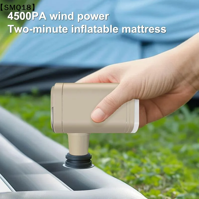 Mini Electric Inflatable Pump 3-in-1 with Lights Wireless Air Compressor for Inflate & Deflate Camping Hiking Equipment【SMQ】