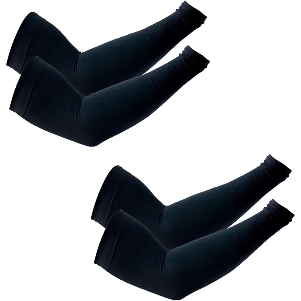 

2 пары нарукавников с УФ-охлаждением — защита от солнца UPF 50+ для мужчин и женщин