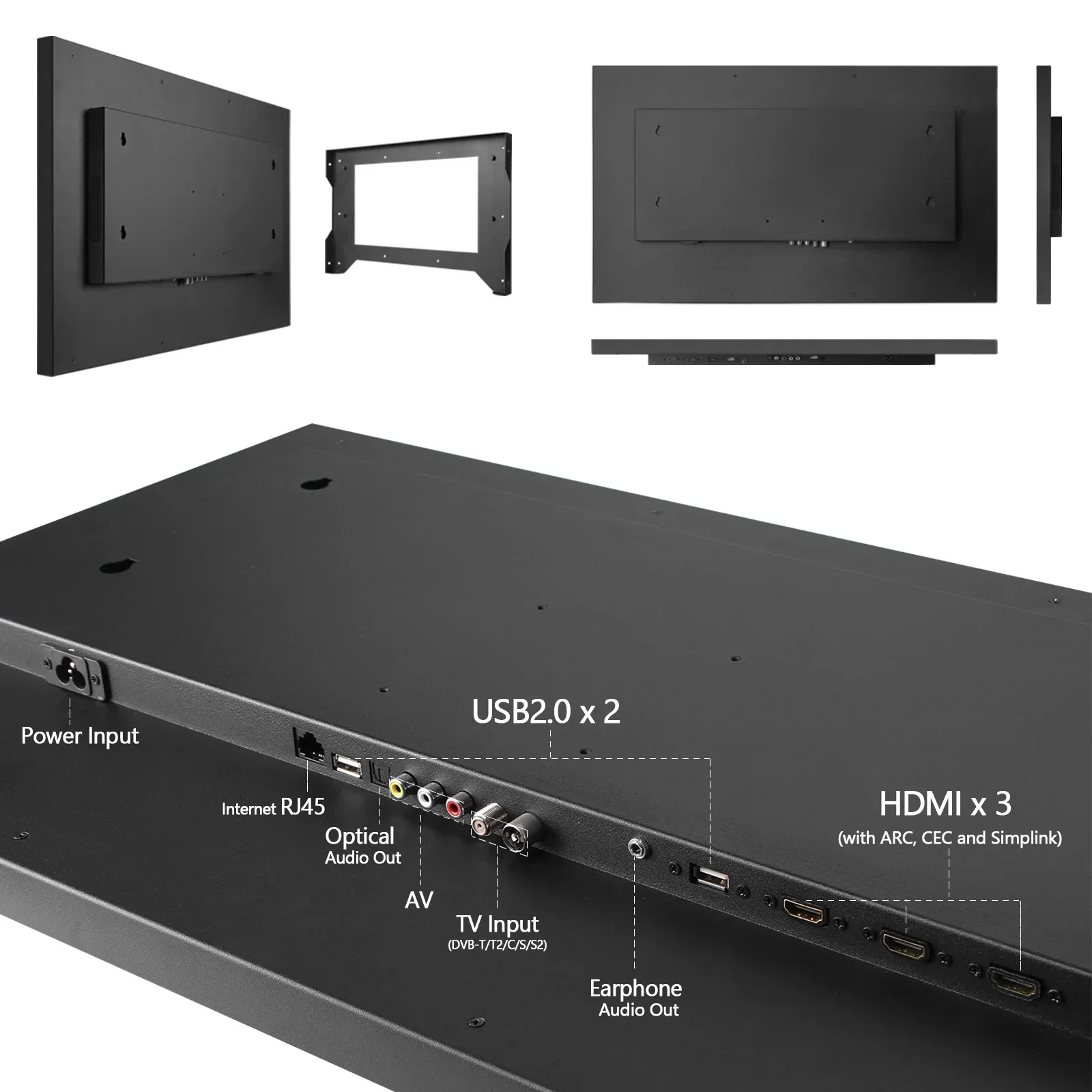 Soulaca 28 بوصة 4K مرآة الحمام التلفزيون webOS التلفزيون واي فاي بلوتوث المدمج في اليكسا التلفزيون الذكي التحكم الصوتي ATSC موالف #3