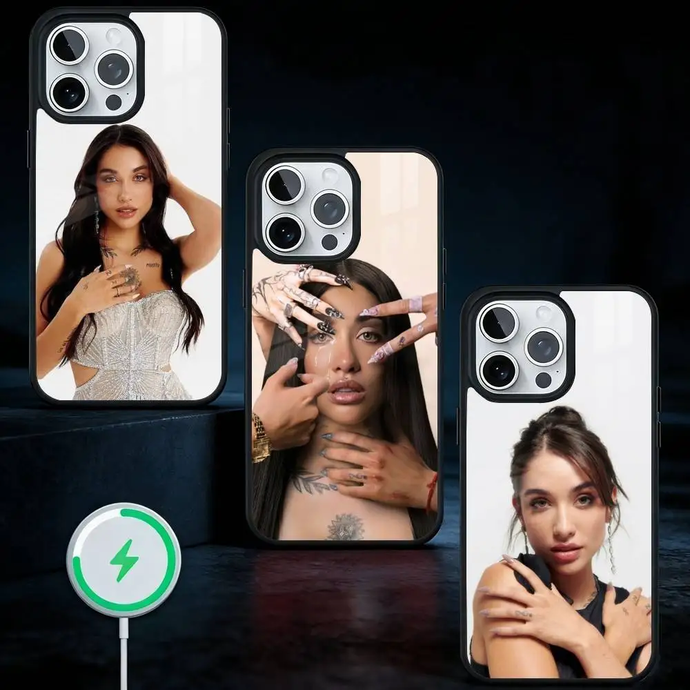 

Singer Maria B-Becerra Phone Case For iPhone17,16,15,14,13 Plus,Pro Max Magnetic For Magsafe Wireless Charging