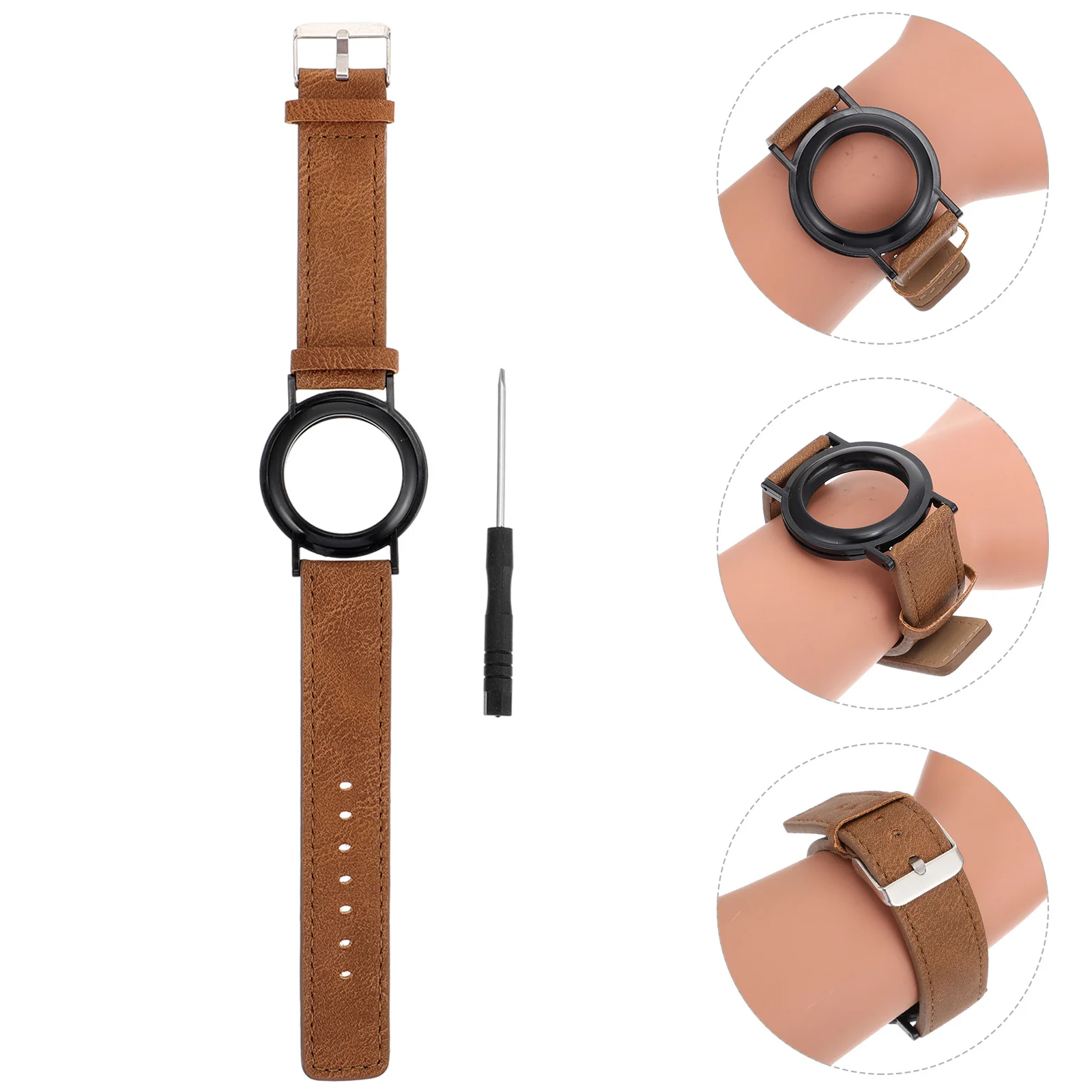 Assista B Capa Circular Oca Pulseira de Moda Leve