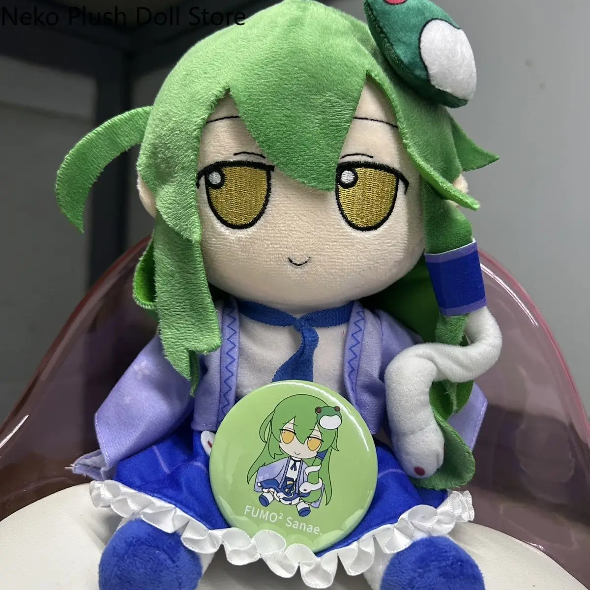 

TouHou Project Sanae Kochiya Plush Cotton Toys 20cm Cute Soft Stuffed Anime Fumo Dolls Birthday Xmas Gift