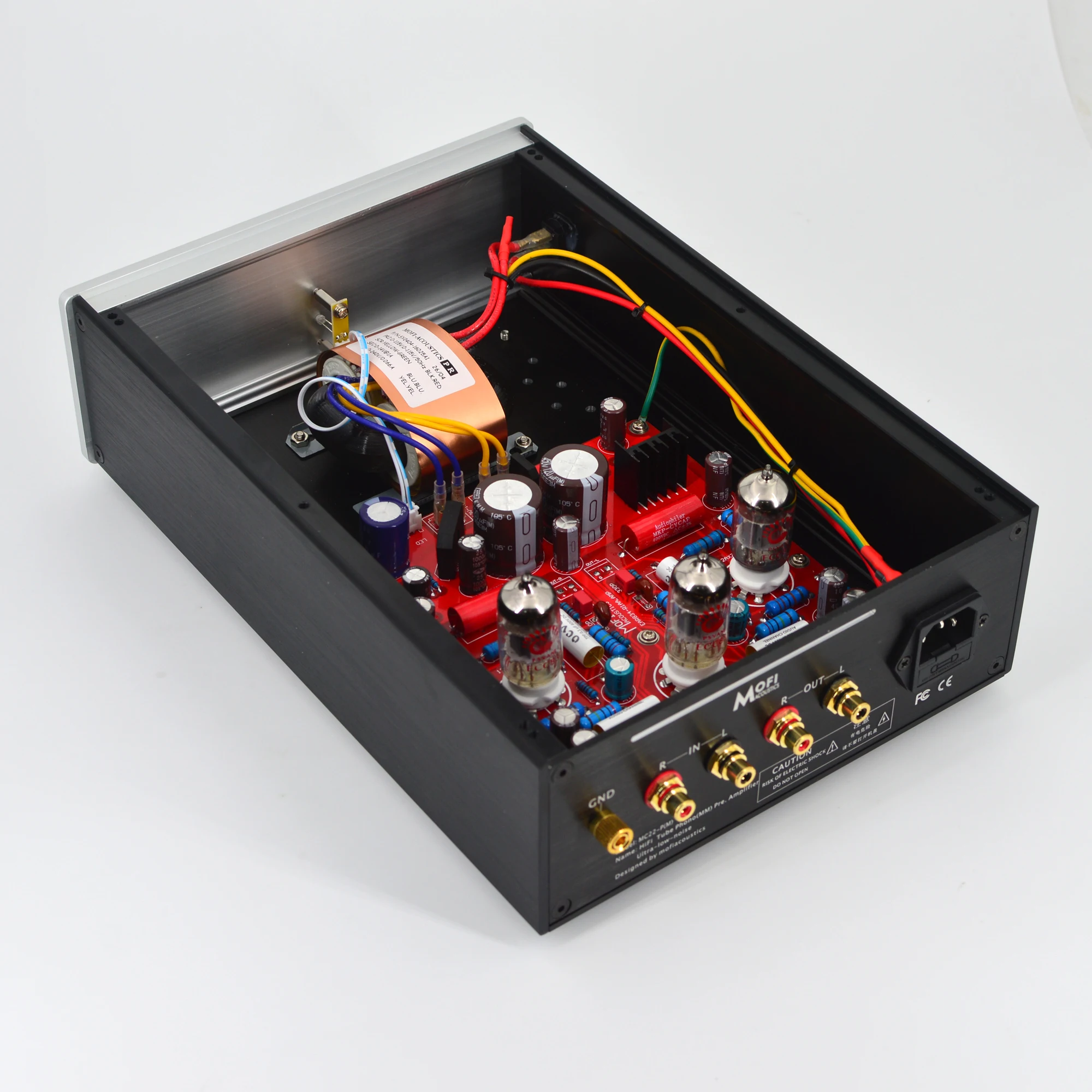 Klassischer MM-Röhren-Phono-Vorverstärker, Hi-Fi Analog-Vinyl-Plattenspieler Audio-Vorverstärker, Optional mit EAR834/C22/M7/ANK-L2 Schaltung – Detail 11