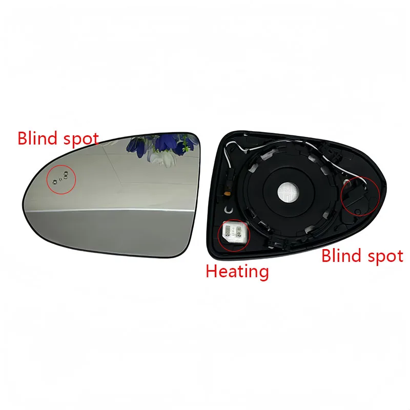 

Left & Right Heated Side Glass Mirror Len with Blind Spot Car mirror For Hyundai SONATA 2019-2022 Car Decoration Upgrade Styling