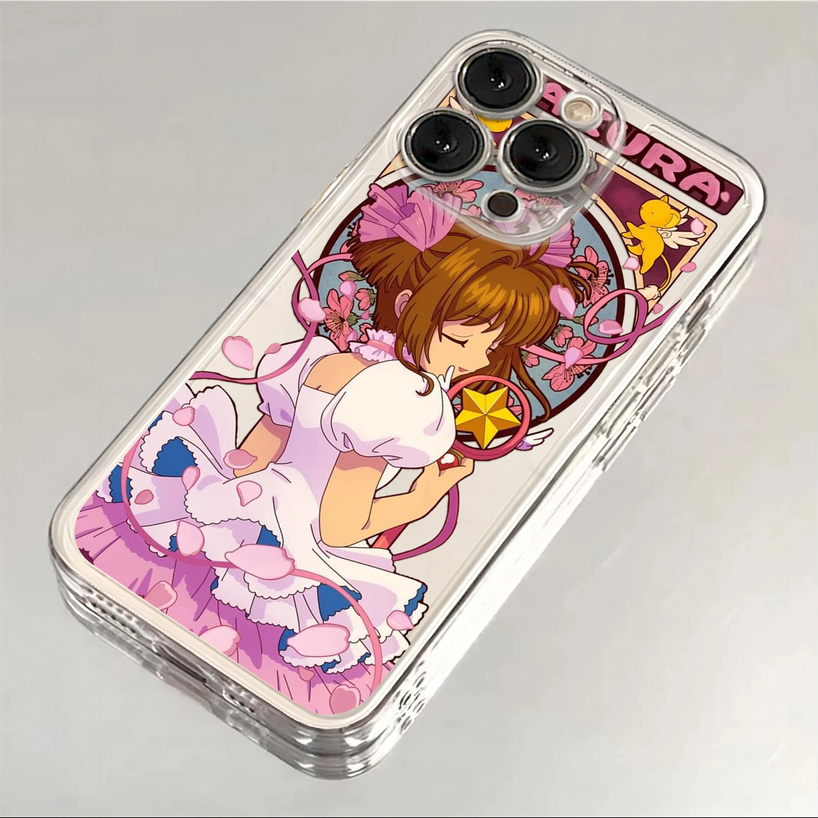 Cardcaptor Sakuras Anime Phone Case For Samsung S24 S23 S22 S21 S20 S10 FE Note20 Note10 Plus Ultra Lite 5G Clear Soft TPU Cover