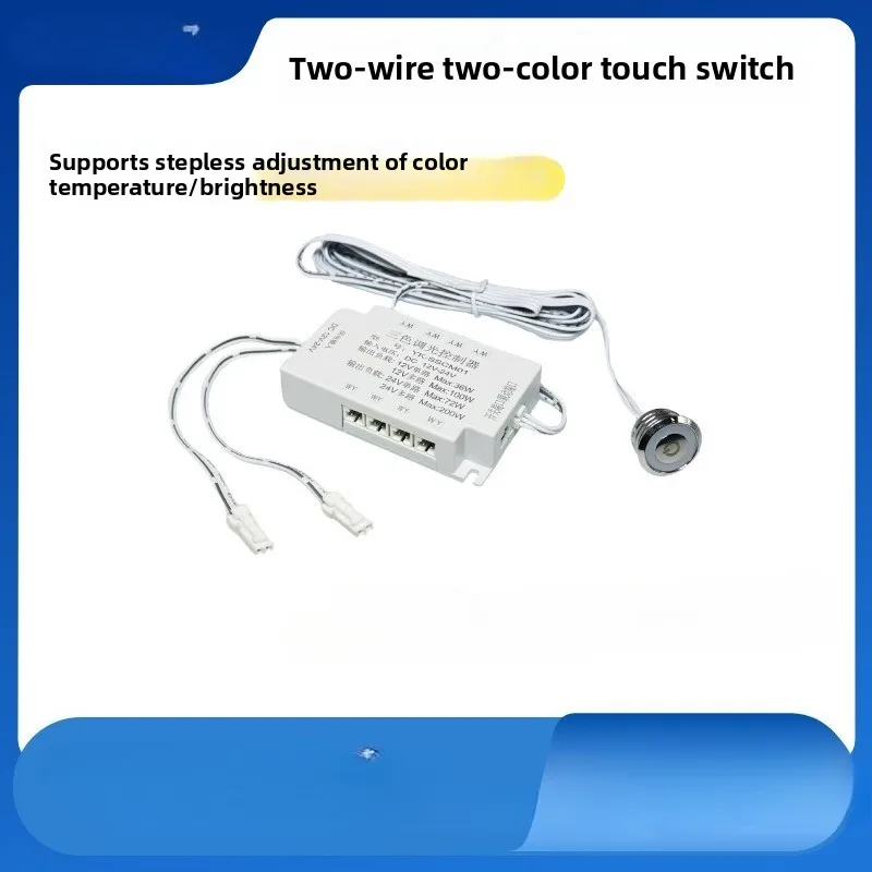 luz-de-duas-cores-com-controle-de-temperatura-12v-24v-sem-solda-com-sensor-de-toque-e-dimmer
