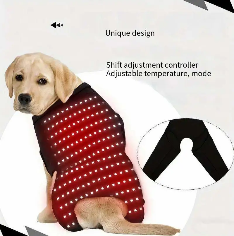Pet Red Light Therapy Physiotherapy Pad for Dogs Breathable Fabric Covering Multi-part Auxiliary Promotion Circulation