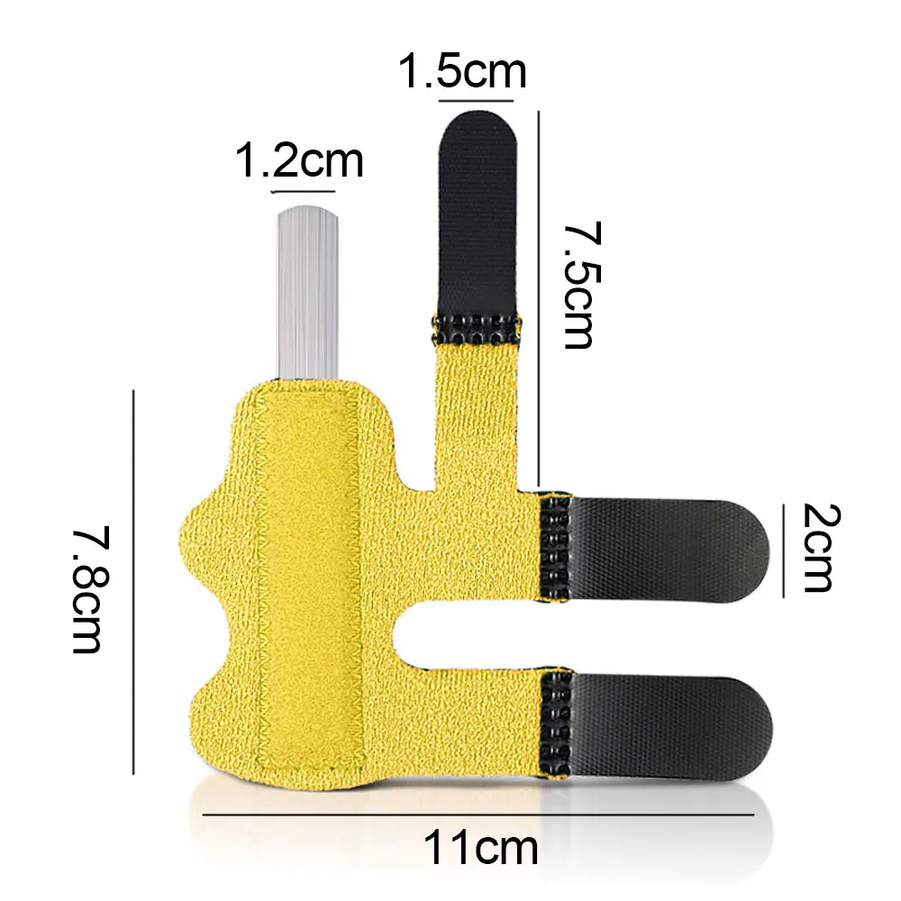Finger Sprain Dislocation Fracture Splint Corrector Adjustable Pain Relief Trigger Support Finger Fixing Splint Straighten Brace