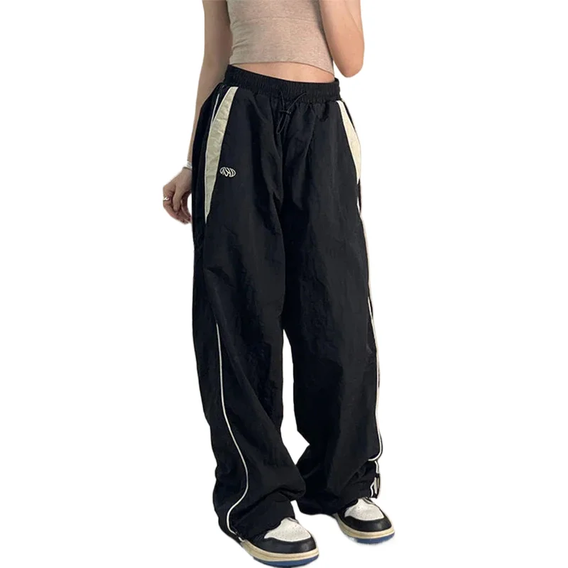 

Women Baggy Harajuku Cargo Pants Streetwear Hop Wide Leg Pant Parachute Sweatpants Techwear Joggers Oversized Y2K Trousers