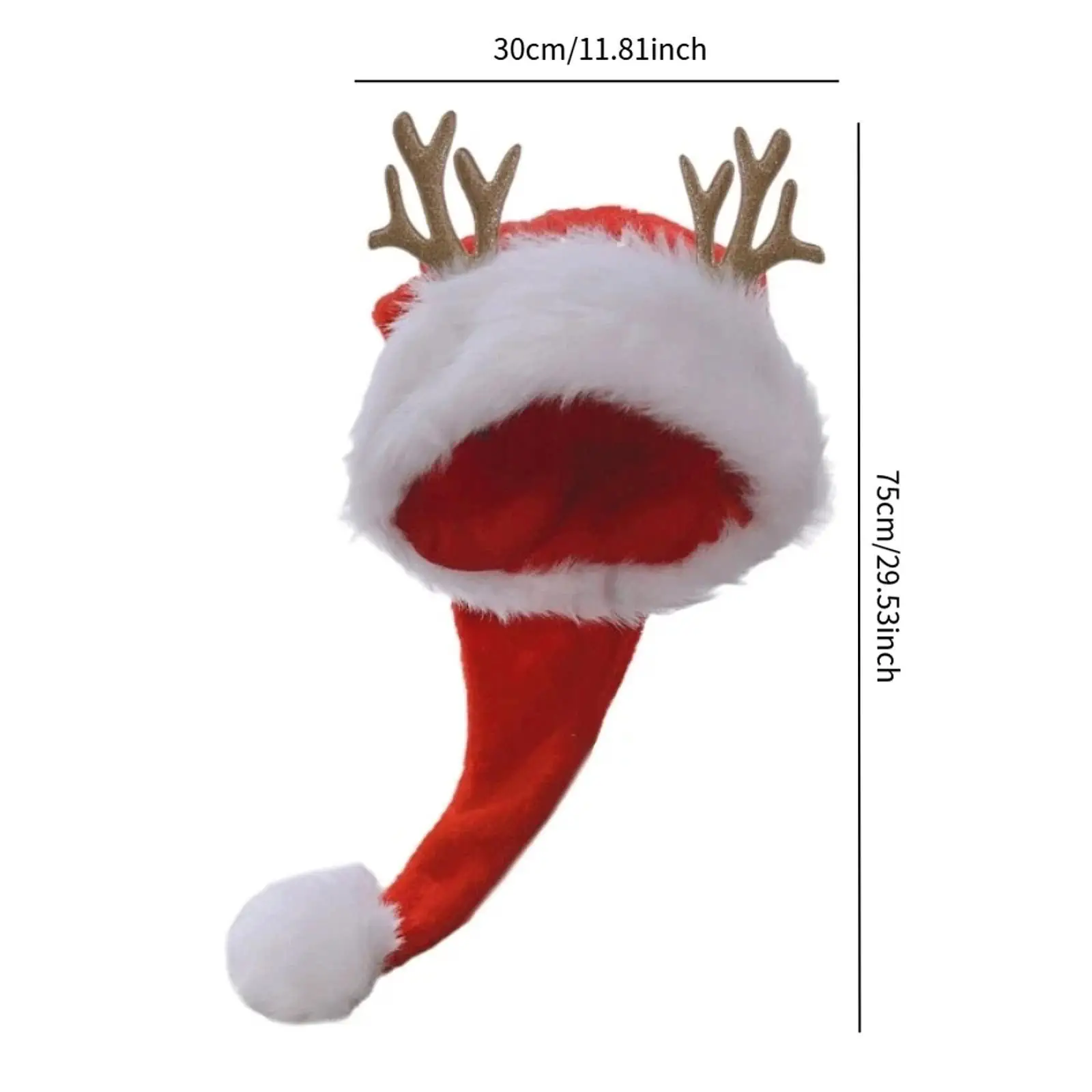 Christmas Hat Santa Hat Christmas Costume Accessories Xmas Cap for New Year Festive