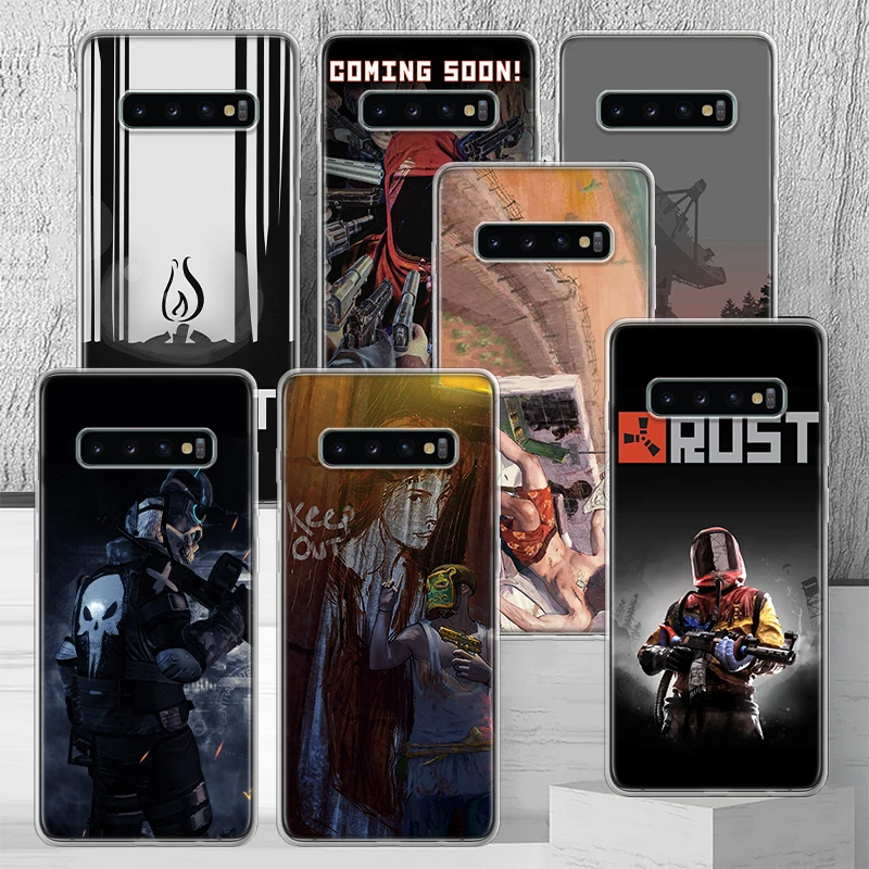 Shooting Rust Game Phone Case Shell For Samsung Galaxy S24 S23 S22 Ultra S21 Plus S20 FE S10 S10E S9 S8 + Cover Capa Funda