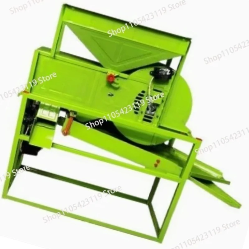 Screening wheat, sorghum, rice, etc. by household multi-functional grain screening machine